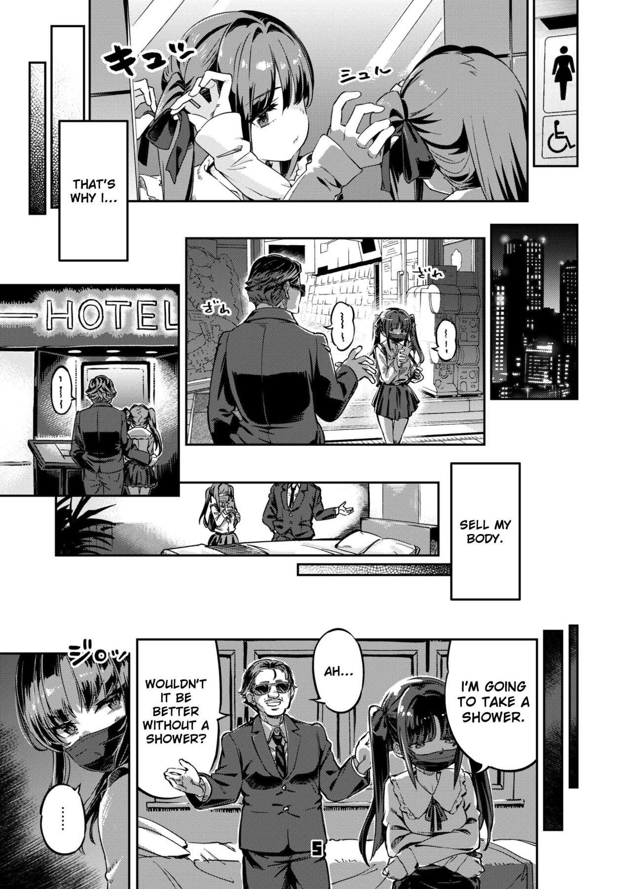 Hentai Manga Comic-In the case of Maita, a girl who engages in "sugar dating" (a type of compensated dating activity), episode 1.-Read-4
